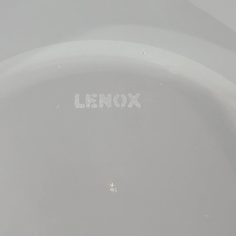 Lenox Opal Innocence Floral Peony Etched Floral Bowl
